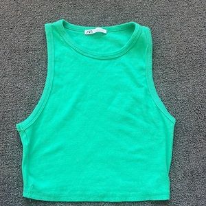 Zara cropped tank top